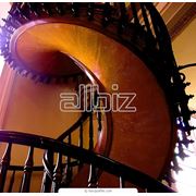 Лестницы винтовые деревянные фотография