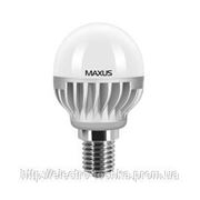 LED лампа Maxus G45 4W(350lm) 4100K 220V E14 AL фотография