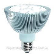 25)Светодиодная лампа с алюминиевым радиатором PAR30 6LEDX1W E27 WW 3000К фото