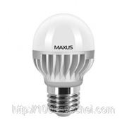 LED лампа Maxus G45 4W(350lm) 4100K 220V E27