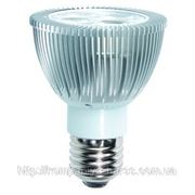 24)Светодиодная лампа с алюминиевым радиатором PAR20 4LEDX1W E27 CW 6100К фото