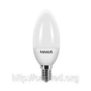 LED лампа Maxus C37 4,5W(350lm) 220V E14 CR фото