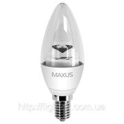 Светодиодная лампа Maxus Candle Е14 - 4 Вт (тёпл) фотография