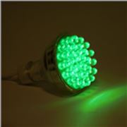 Светодиодная Лампа LED MR16 12V Green 20leds G5,3 фото