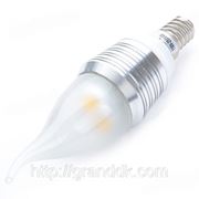 Светодиодная лампа с цоколем E14 4Вт 250 Люмен 4-LED 3250K (110~250В) фото
