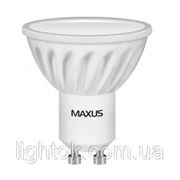 Светодиодная лампа Maxus GU10 - 4 Вт (нейтральн.)