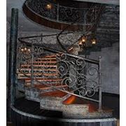 Лестницы винтовые кованые купить в Казахстане Кованые лестницы в Казахстане. фото
