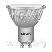 LED лампа Maxus MR16 4,0W(350lm) 4100K 220V GU10 CR фото
