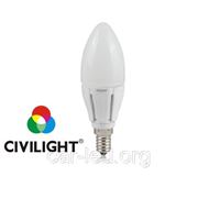 LED лампа CIVILIGHT (Сивилайт) 6,0W(470lm) C37 K2F40T6 ceramic фото