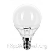 LED лампа Maxus G45 5w(450lm) 4100К 220v E14 CR фото