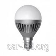LED лампа Electrum шар LB-11 5W (400Lm) E14 2700K алюм. корп. - фото