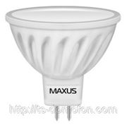 LED лампа Maxus MR16 4,5W(350lm) 3000K 220V GU5.3 CR фото