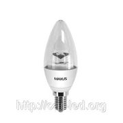 LED лампа Maxus C37 4W(300lm) 220V E14 AL фото