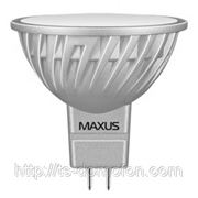 LED лампа Maxus MR16 4W(350lm) 3000K 220V GU5.3 AP