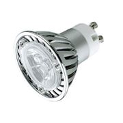 Лампа светодиодная с алюминиевым радиатором GU10 POWERLED 3LEDX1W 4000K фото