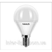 Светодиодная лампа MAXUS G45 F 5W 3000K E14