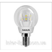 Светодиодная лампа MAXUS G45 3W 3000K E14 фотография