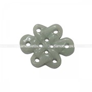 Кулон Узел Счастья Нефрит 1300389 фото