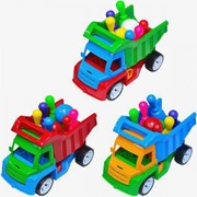 Игрушка грузовик Алекс с 6 кеглями и шаром