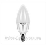 Светодиодная лампа MAXUS C37 CL-F 5W 4100K E14