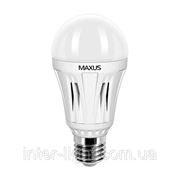 Светодиодная лампа MAXUS A60 12W 3000K 220V E27 фото