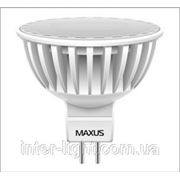 Светодиодная лампа MAXUS MR16 5W 3000K GU5.3 фото