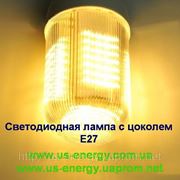 Светодиодная лампа с цоколем E27 10Вт 192-LED 1000 Люмен 3500K (170~250В) фото