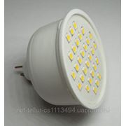 Светодиодные лампы led MR16 30x3528 (белый теплый) фото