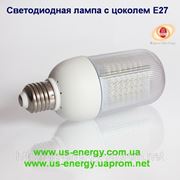 Светодиодная лампа с цоколем E27 6Вт 128-LED 6000K 600 Люмен (180~240В)﻿ фото