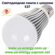 Светодиодная лампа с цоколем E27 6Вт 6-LED 540 Люмен 6000K (85~265В)﻿ фотография
