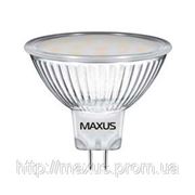 LED лампа Maxus MR16 4W(270lm) 4100K 220V GU5.3 GL