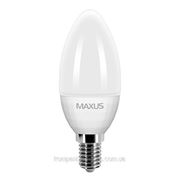 LED лампа Maxus C37 4,5W(350lm) 3000K 220V E14 CR фото