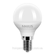 LED лампа Maxus G45 4,5W(350lm) 4100K 220V E14 CR фотография