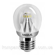 LED лампа Maxus G45 4w(300lm) 3000К 220v E27 AP фото