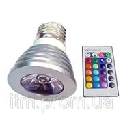 16-ти цветная LED лампочка с пультом дистанционного управления фото