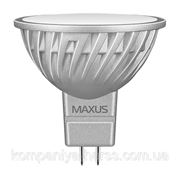 LED лампа Maxus MR16 4W(350lm) 3000K 220V GU5.3 AP фото