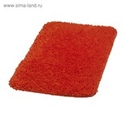 Коврик для ванной комнаты Softy, цвет оранжевый 50х75 см фото