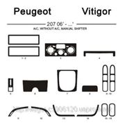 Peugeot 207 01' - ... Светлое дерево, темное дерево, темный орех, черный, синий, желтый, красный фото