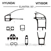 Hyundai ELANTRA 00' - ... Светлое дерево, темное дерево, темный орех, черный, синий, желтый, красный фото