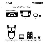 Seat ALTEA/TOLEDO 04' - ... A/C Светлое дерево, темное дерево, темный орех, черный, синий, желтый, красный фотография