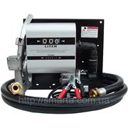 Мобильная топливозаправочн станция для дизельного топлива с расходомером WALL TECH 60, 12В, 60 л/мин фото