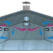 Система вентиляции Шахтная (крышная) фото