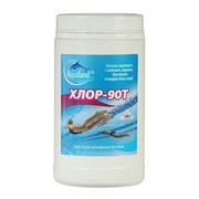 Дезинфицирующее средство Aqualand Хлор-90Т, таблетки 200 г, 1 кг фото