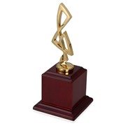 Награда Скрипичный ключ, золотистый/коричневый фотография