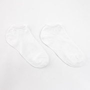 Носки мужские укороченные, цвет белый, размер 25 фотография