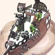 Торт Пиратский корабль фото