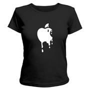 Женская футболка Стeкающий apple фото