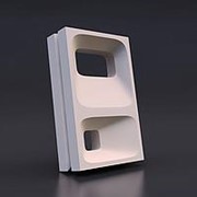 Декоративный 3D блок для перегородки из гипса (модель 01) фото