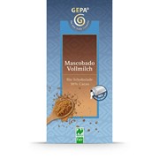 Органический Молочный шоколад GEPA "Mascobado Vollmilch", 38% какао