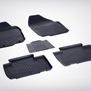 Автомобильные коврики для TOYOTA RAV 4 IV 2012- (резиновые, с бортиками) фотография